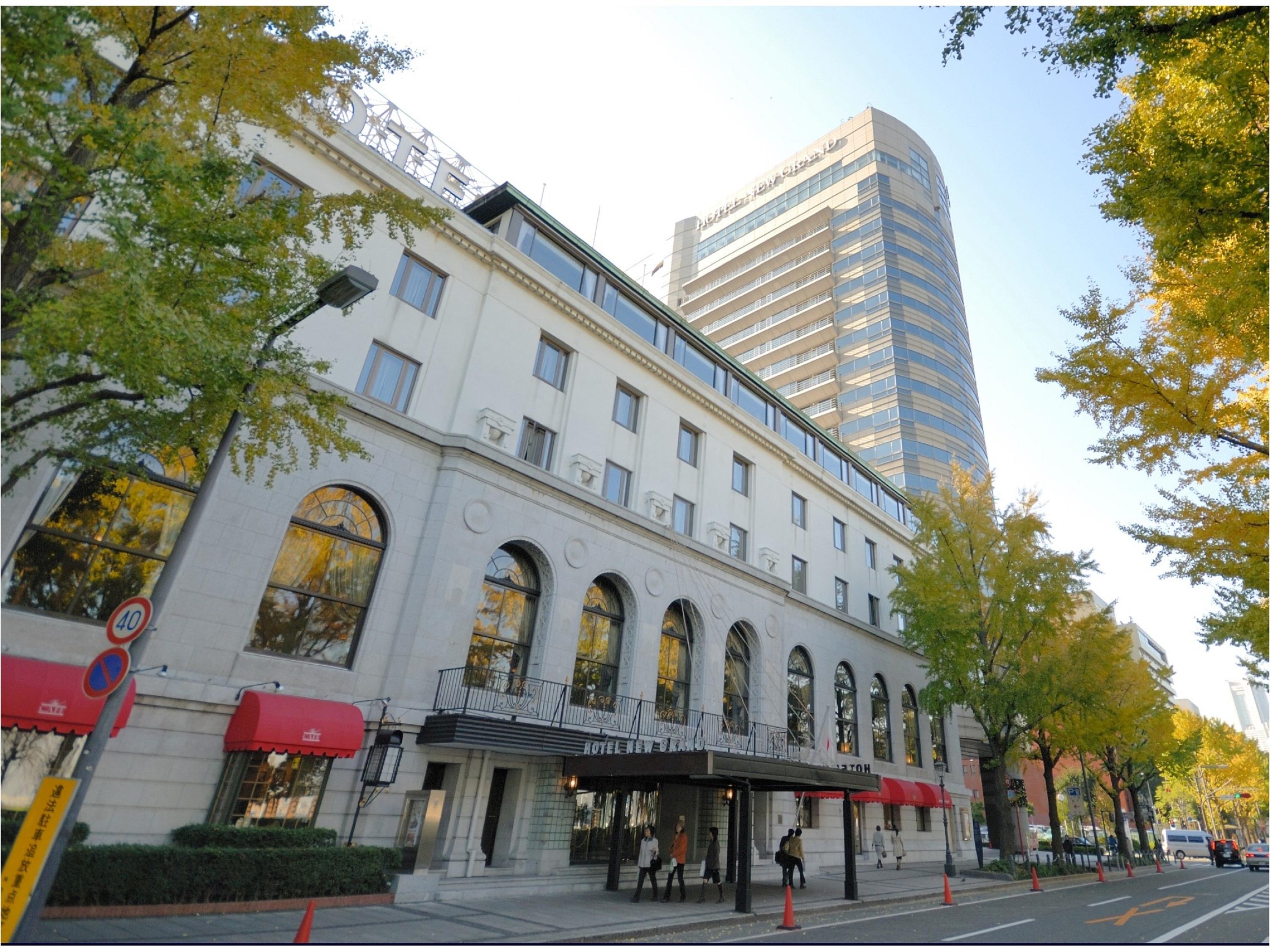 Hotel New Grand Yokohama  Bagian luar foto The main entrance of the hotel